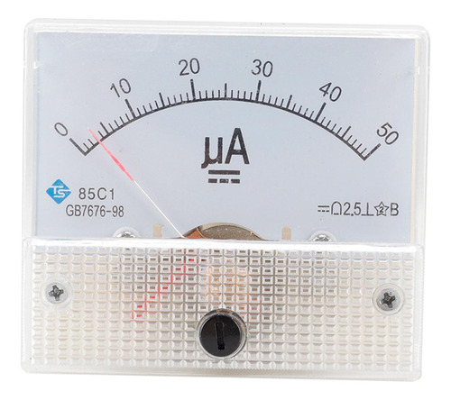 Amplificador De Panel Analógico De 20a, Medidor De 0-50ua