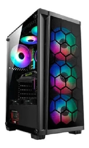 Gabinete Gamer Kanji Serie Z 3 Rgb+1 S/fuente Z399