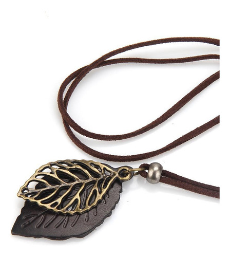 2 Collar Con Colgante Retro Para Mujer, Cadena De Cuerda