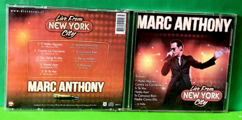 Pack Cd + Dvd Marc Anthony En Vivo