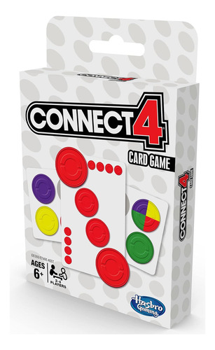 Hasbro Gaming Connect 4 Card Game Para Niños De 6 Años En Ad