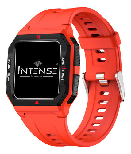 Smartwatch Relógio Intense 15.0 Isw015 Cor da pulseira Vermelho Cor do bisel Vermelho