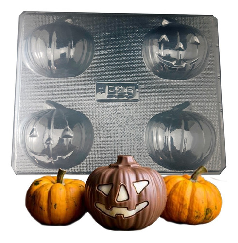 Molde Acetato Halloween Cofrecitos Calabazas Chocolate E25 | MercadoLibre Molde Acetato Halloween Cofrecitos Calabazas Chocolate E25 | MercadoLibre