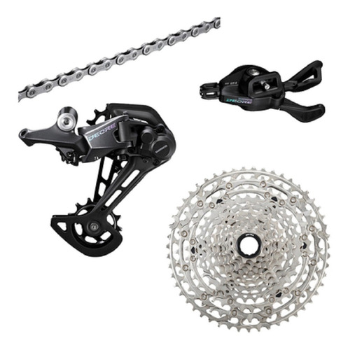 Kit Trocador Cambio Cassete Corrente Shimano Deore M6100 12v