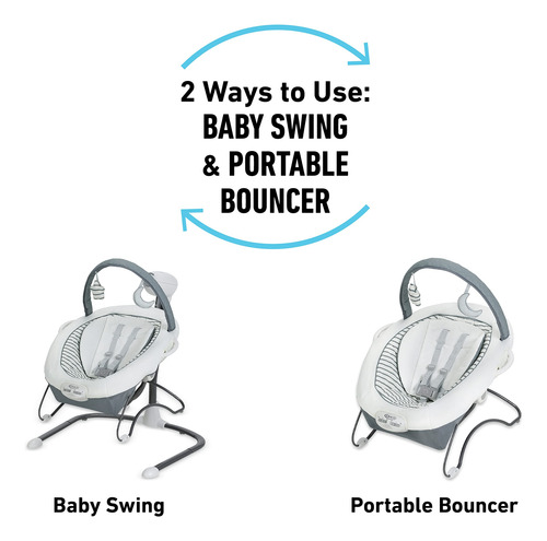 Columpio Para Bebé Soothe N Sway Lx Con Gorila Portátil