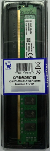 Memoria Ram Ddr3 4gb 1066/8500 P