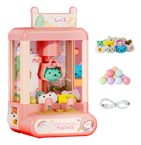 Lovely Small Claw Machine Arcade Claw Games, S Para Fi
