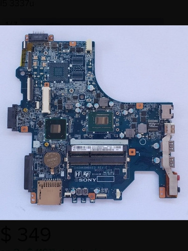 Placa Madre, Tarjeta Mother Sony Vaio Svf142c29u Core I3