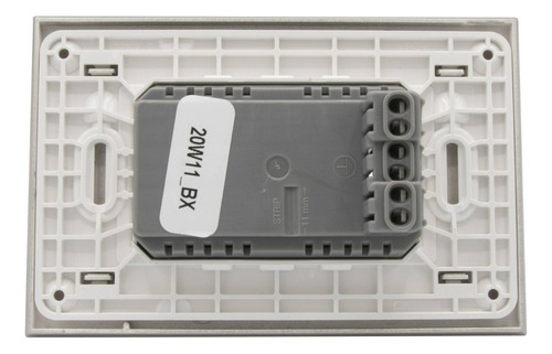 Interruptor Triple (9/32) 10 A Gris Halux