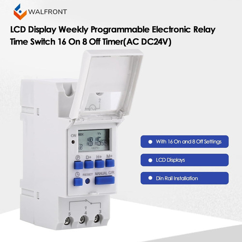 Novo Display Lcd Com Interruptor De Tempo De Relé Programáve