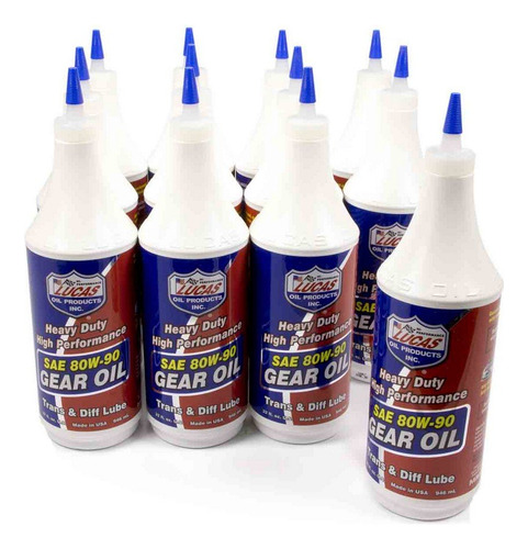 Aceite Para Engranajes 80w-90 Caja De 12 Unidades 1l