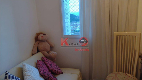 Imagem 15 de 16 de Apartamento Com 2 Dormitórios À Venda, 65 M² Por R$ 468.500,00 - Marapé - Santos/sp - Ap11013