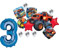 Comprar Paquete Globos Blaze And The Monster Machines Fiesta 3 Años