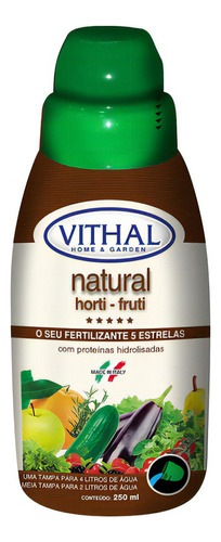 Fertilizante Líquido Natural Horti Fruti Vithal 250ml