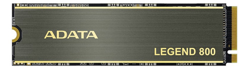 Disco Ssd Adata Legend 800 500gb M.2 Pcie Gen4x4 Nvme C Color Gris