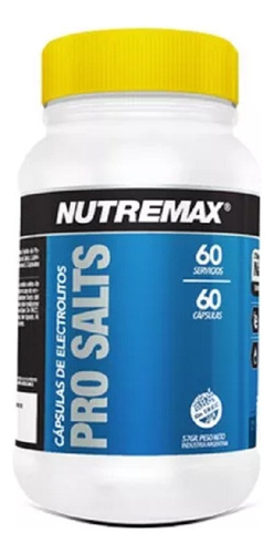 Suplemento En Cápsulas Nutremax Pro Salts En Pote 60 Cápsula