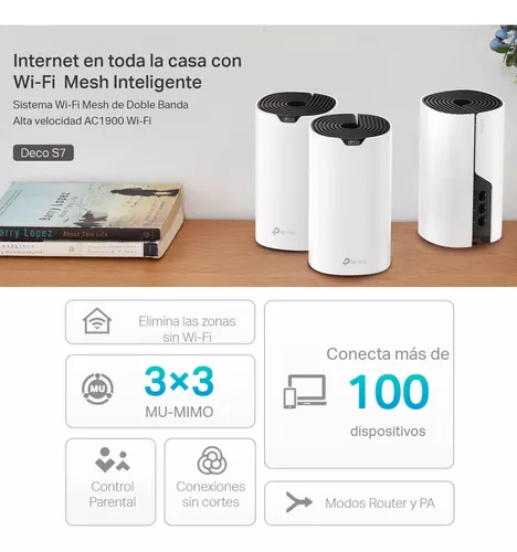 Deco S7, AC1900 Whole Home Mesh Wi-Fi System