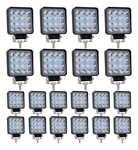 Luces De Trabajo Led De Tractor De 4 Pulgadas 48w 4000l...