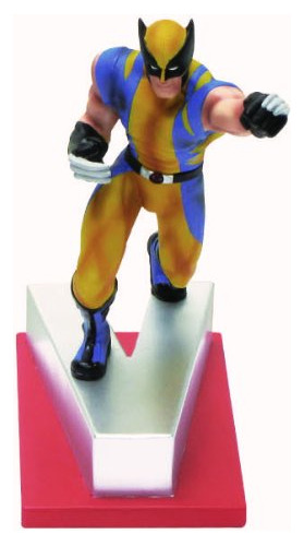 Figuras De Resina De Marvel - Wolverine En Base De Letras  V