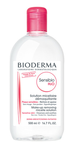 Agua Micelar Bioderma Sensibio H2o P Rosacea Sensible 500 Ml