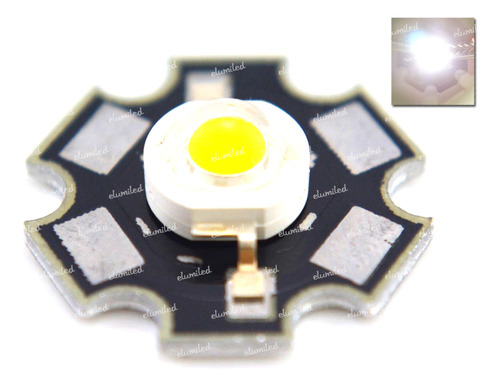 5 Led 3w Blanco Calido Led High Power Potencia Predisipador