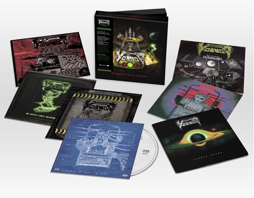 Voivod Forgotten In Space Box Deluxe 5 Discos Cd + Dvd 