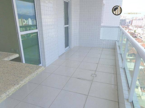 Apartamento Com 2 Dormitórios À Venda, 82 M² Por R$ 460.000,00 - Vila Assunção - Praia Grande/sp - Ap2452