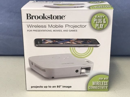Mini Proyector - Brookstone Wireless Mobile Projector