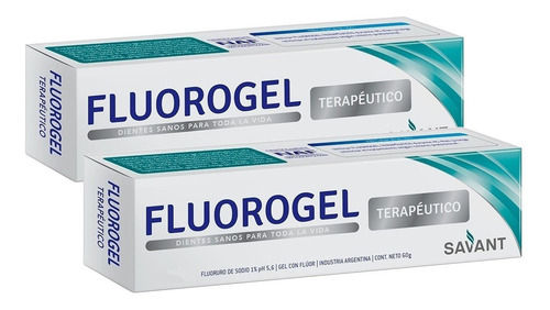 Fluorogel Terapeutico Pack X 2 Varios Sabores