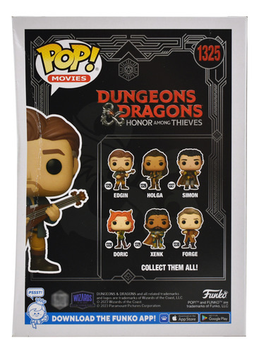 Dungeons And Dragons Edgin #1325 Movies Funko Pop Da