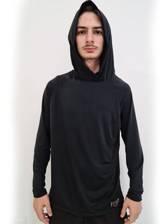 camisa termica com capuz