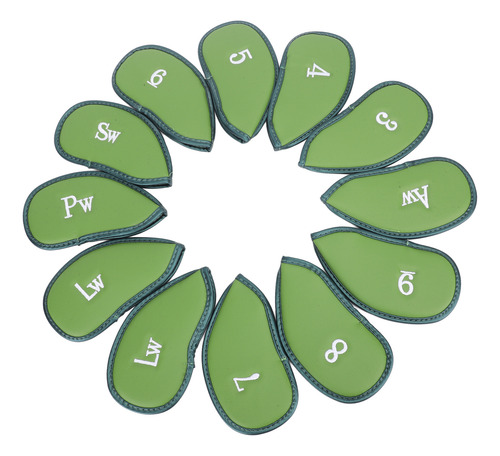 Juego De 12 Fundas Iron Cover, Números, Cabeza Protectora Su