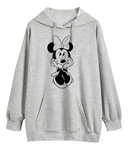 Buzo Minnie Mouse Frizado Algodon Unisex