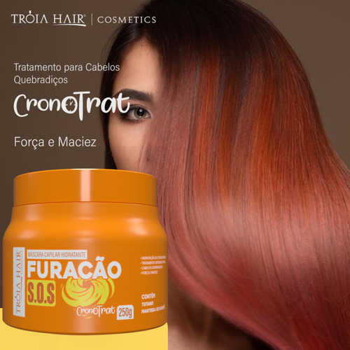 Kit Cronotrat 300ml + Tônico Milagroso 300ml + Másc. Furacão