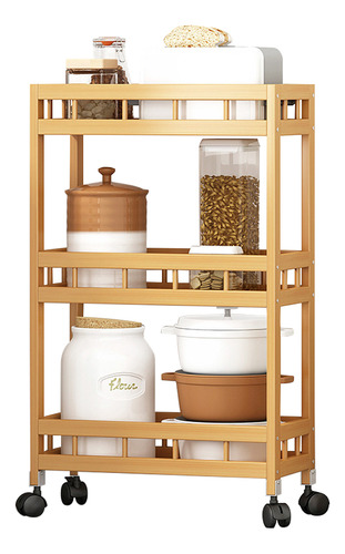 Spice Rack, Carrito De 3 Niveles, Delgado, Estante Organizad