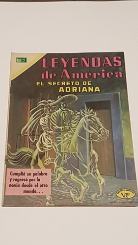 Comic Leyendas De America # 178 El Secreto De Adriana 1970