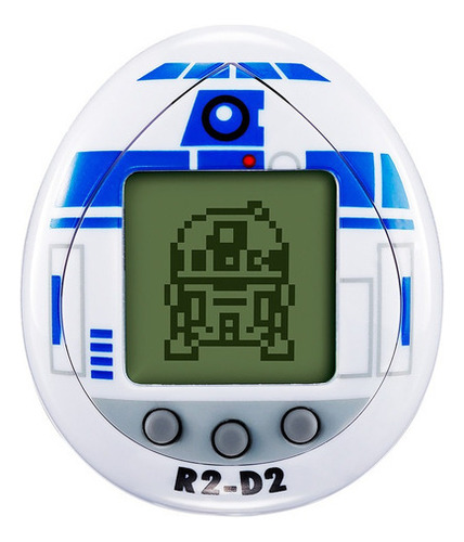 Mascote virtual Tamagotchi Star Wars White R2-d2 Cor branca