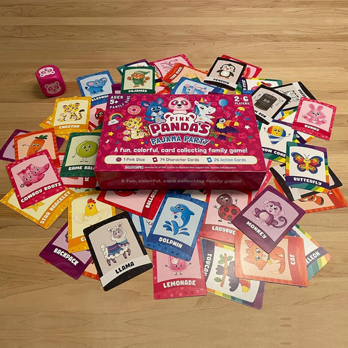 Juego De Mesa Fiesta De Pijamas Pink Panda S/cartas