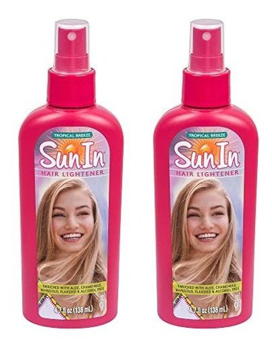 Sun In Hair Lightener, Original, 4.7 Onzas (paquete De 2).