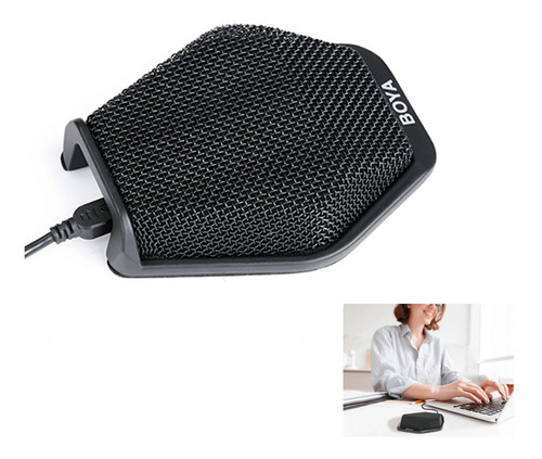 Microfone Boya BY-MC2 condensador cardioide preto