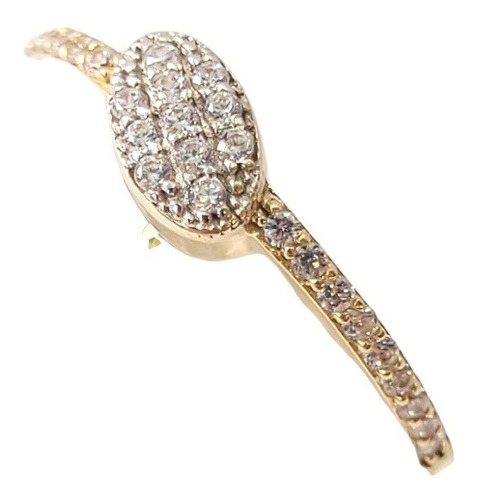 Anillo Oro 18kts Cubics 1,7grs N°14 Brumat