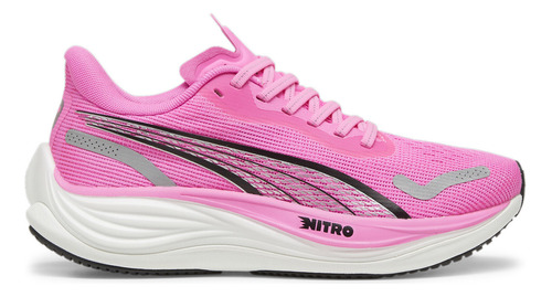 Zapatillas Puma Velocity Nitro 3 Mujer Running Fucsia