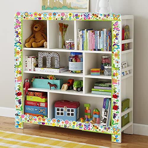 Juego De 72 Bordes De Tablón Decorativos Hello Spring