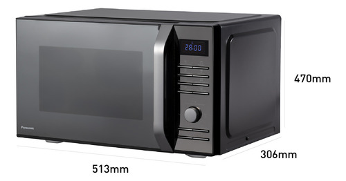 Microondas/dorador Panasonic Nn-gd55, Color Acero, capacidad 31l / 1.1p3