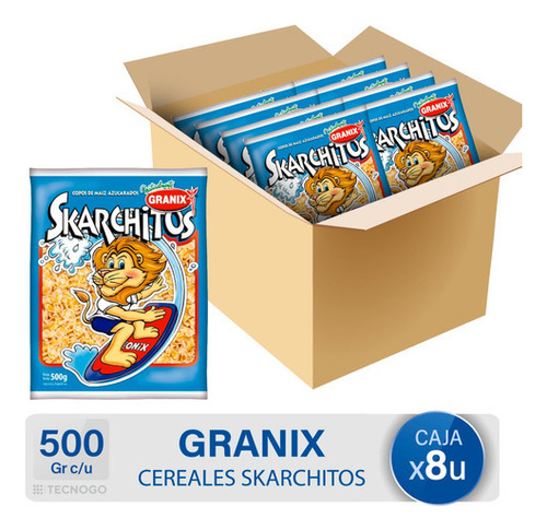 Caja Cereales Granix Skarchitos Copos De Maiz - Mejor Precio