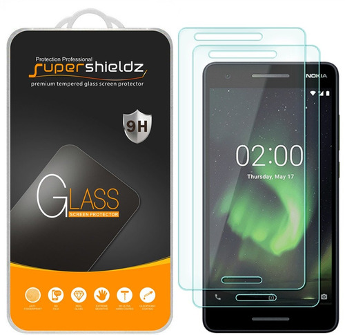 Vidrio Templado Para Nokia 2.1 [2 Un.] Supershieldz