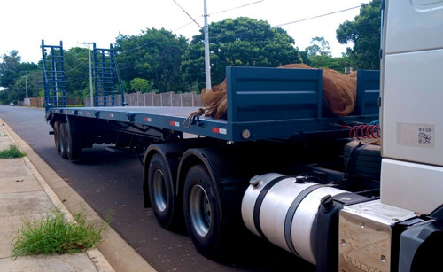 Imagem 2 de 10 de Prancha Carreta Semi Reboque Agricola Com Suspensores Novos