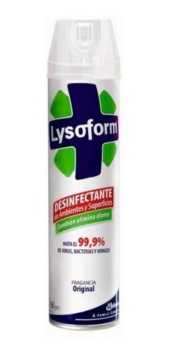 Imagen 1 de 1 de Desinfectante De Ambientes Lysoform Ortiginal 360 Ml