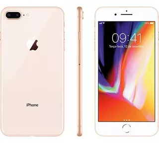 Phone 8 Plus 64gb Dourado Muito Bom (vitrine) 100%