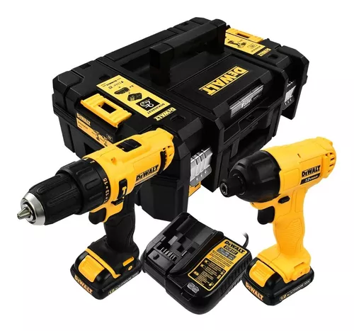 Kit 12V Rotomartillo 3/8'' y Atornillador de Impacto 1/4'' DEWALT DCK202C2T